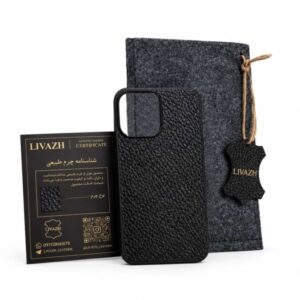 قاب گوشی چرمی موبایل فلوتر مشکی (2)