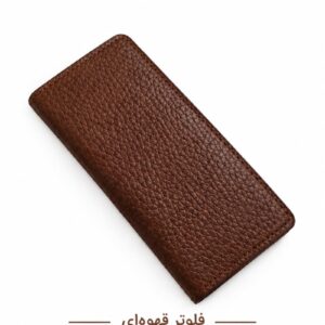 کیف پول چرم فلوتر قهوه ای