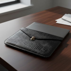 کاور لپ تاپ لنوو 13 اینچ کروکو مشکی