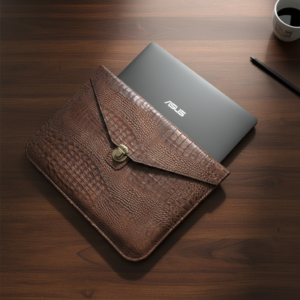 کاور لپ تاپ ایسوس 14 اینچ کروکو نسکافه ای