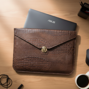 کاور لپ تاپ ایسوس 16 اینچ کروکو نسکافه ای