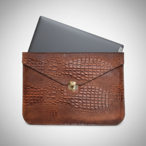 کاور لپ تاپ لنوو 13 اینچ کروکو عسلی