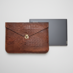 کاور لپ تاپ لنوو 14 اینچ کروکو عسلی