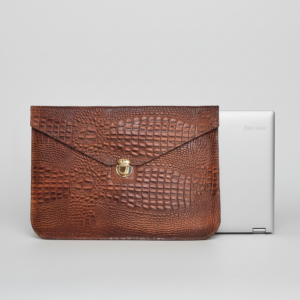 کاور لپ تاپ لنوو 16 اینچ کروکو عسلی