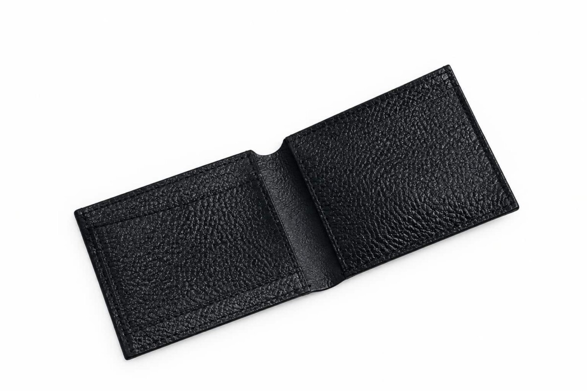 کیف پول جیبی چرم فلوتر مشکی(3)